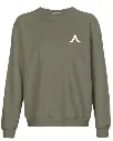 Crewneck army green Adventure the Alps avant.webp