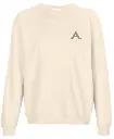 Crewneck creamy pink Adventure the Alps avant.webp