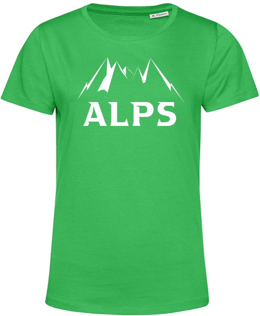 T-Shirt Alps Montagnes Vert - Femme (XS)
