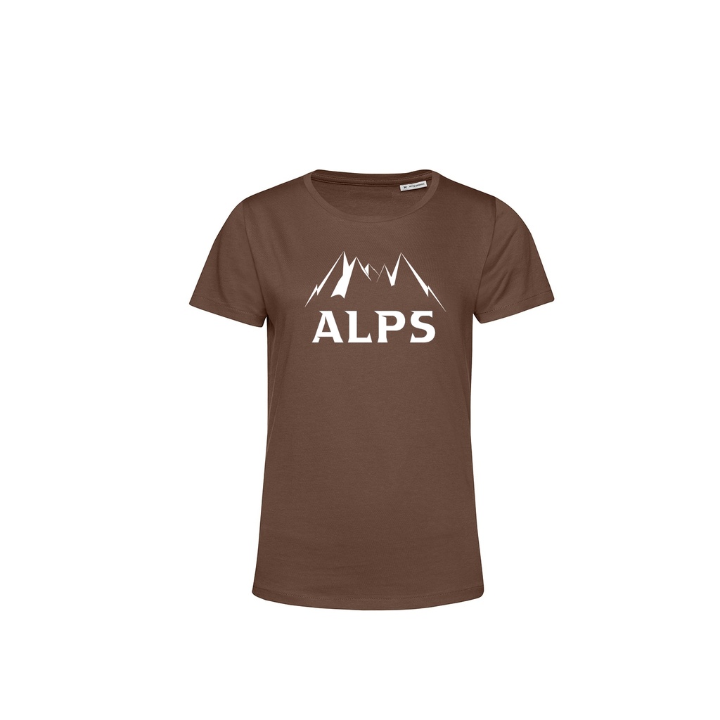 T-Shirt Alps Montagnes Mocha - Femme (XS)