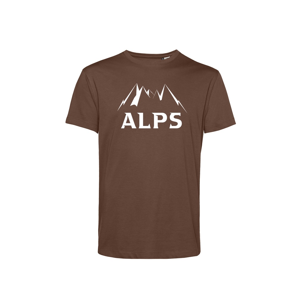 T-Shirt Alps Montagnes Mocha - Homme (XS)