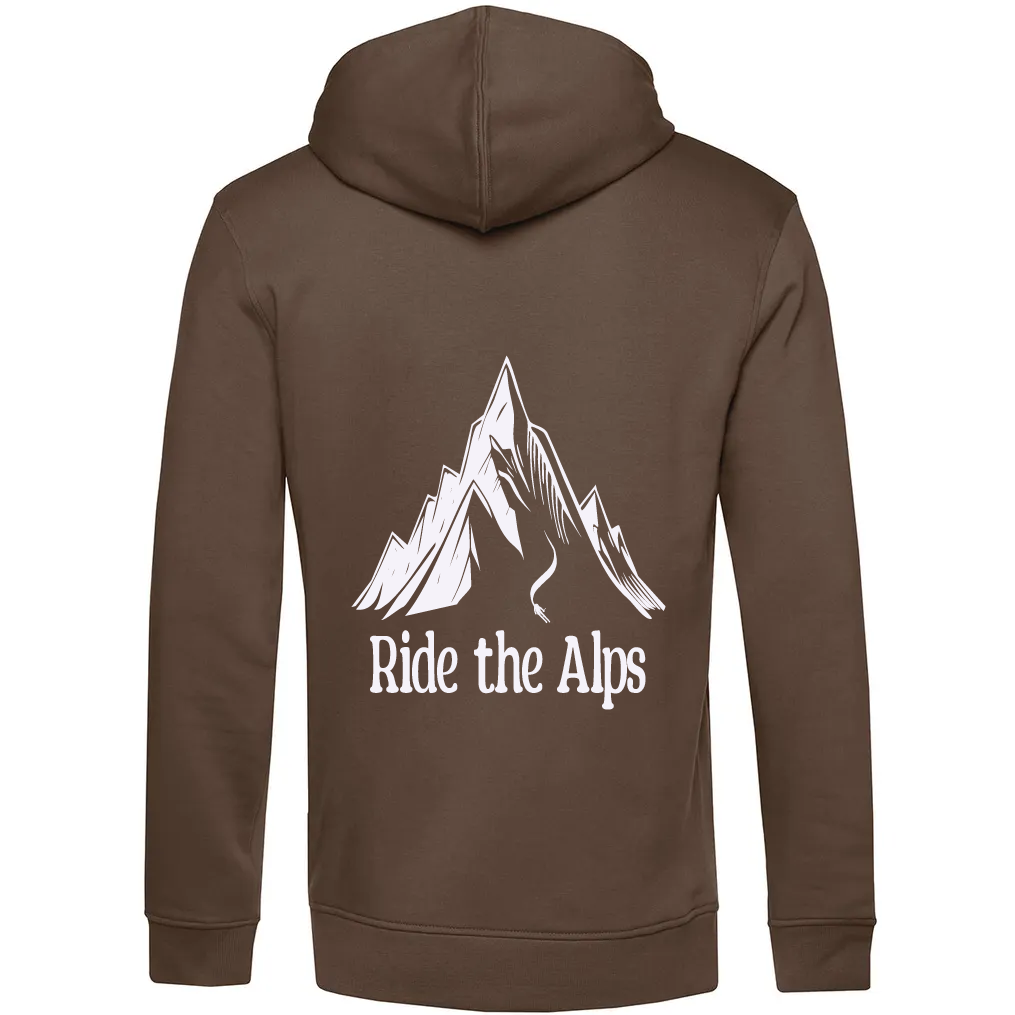 Sweat Alpala "Ride the Alps" Mocha - Homme (XS)