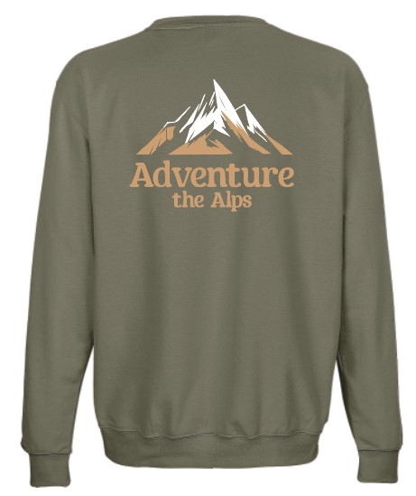 Crewneck Adventure the Alps Army (XS)