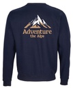 Crewneck Adventure the Alps Bleu Marine