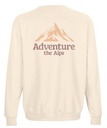Crewneck Adventure the Alps Rose Crémeux