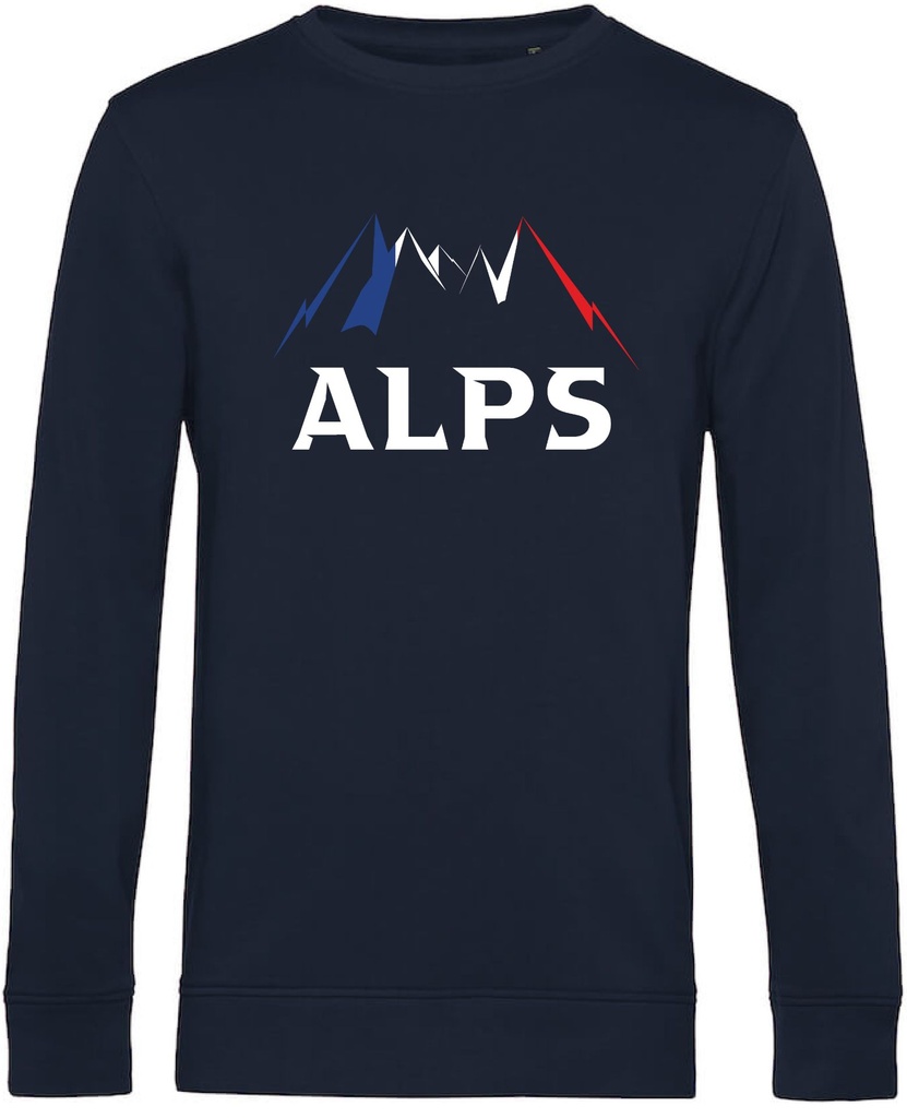 Crewneck Alps Montagne Tricolore (XS)