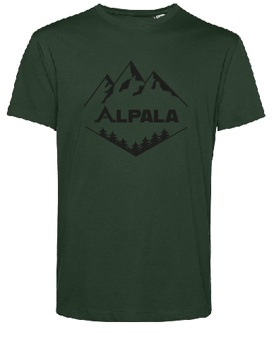 T-Shirt Alpala Green Forest - Homme (XS)