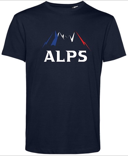 T-Shirt Alps Montagnes Tricolore - Homme (XS)