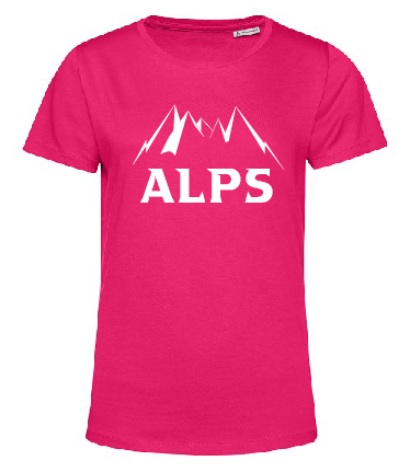 T-Shirt Alps Montagnes Fuschia - Femme (XS)